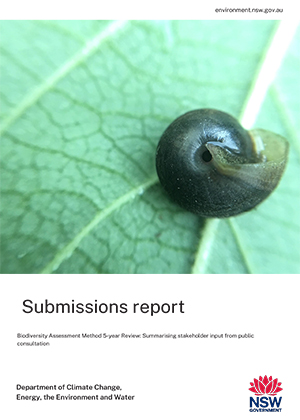 Biodiversity Assessment Method 5-year Review – Submissions Report