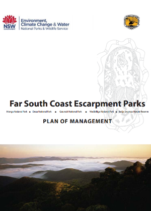 Far South Coast Escarpment Parks Plan of Management cover