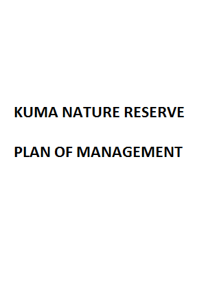 Kuma Nature Reserve Plan of Management cover