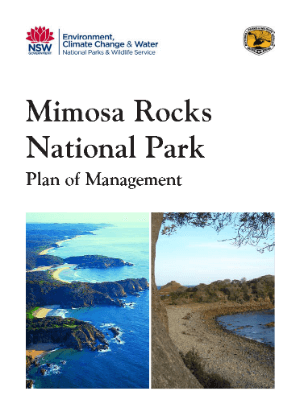 Mimosa Rocks National Park Plan of Management