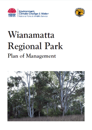 Wianamatta Regional Park Plan of Management cover