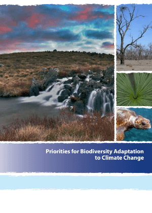 Priorities for biodiversity adaptation to climate change cover