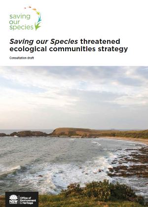 Saving our Species Threatened Ecological Communities Strategy  cover