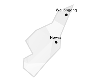 Illawarra region map