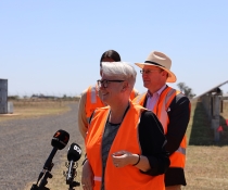 Minister for Energy Penny Sharpe, making announcement