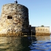 Fort Denison, Martello tower, Port Jackson. Conservation kayaking Sydney Harbour National Park.