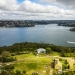 Aerial photo of Middle Head Officers Quarters, Sydney Harbour National Park