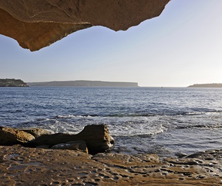 View from Middle Head of the North and South Heads of Sydney Harbour