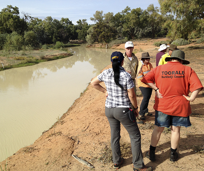 Talking with the Toorale Joint Management Committee about the Project