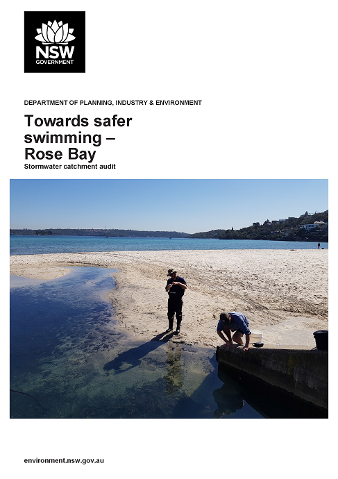 Cover of Towards safer swimming – Rose Bay: Stormwater catchment audit