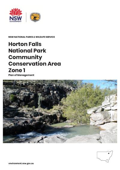 Horton Falls National Park Community Conservation Area Zone 1 Plan of Management 