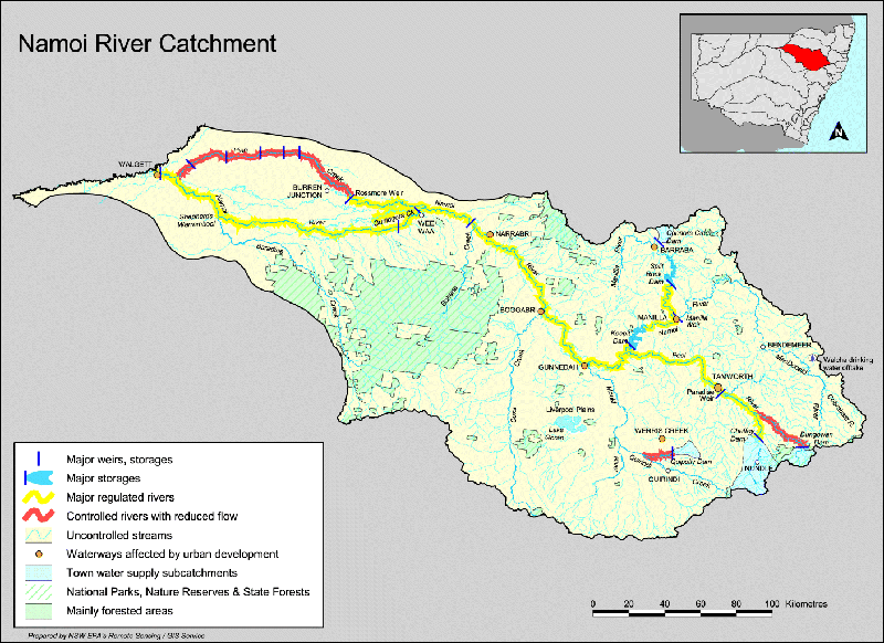 MAP: Namoi River Catchment