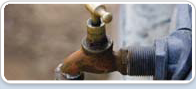 Tap on rainwater tank. M Lauder