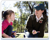 Child with Discovery ranger. YouShoot
