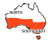 area map of nrth and south-east dustwatch sections