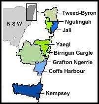 Map: Local and District Aboriginal Land Council areas in north-eastern NSW Map: Local and District Aboriginal Land Council areas in north-eastern NSW
