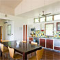 Kitchen/dining area in Mildenhall Cottage, Cape Byron State Conservation Area (Image: David Young/DECCW) Kitchen/dining area in Mildenhall Cottage, Cape Byron State Conservation Area (Image: David Young/DECCW)