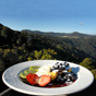 Orange and almond cake is a popular morning tea choice at the Canopy Café, Dorrigo National Park (Image: Elegant Epicure) Orange and almond cake is a popular morning tea choice at the Canopy Café, Dorrigo National Park (Image: Elegant Epicure)