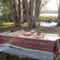 Picnic at Cutlers Cottage located at Myall Lakes National Park (Image: Michael van Ewijk/DECCW) Picnic at Cutlers Cottage located at Myall Lakes National Park (Image: Michael van Ewijk/DECCW)