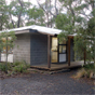 Outside view of The Chalet accommodation in New England National Park (Image: Michael van Ewijk/DECCW) Outside view of The Chalet accommodation in New England National Park (Image: Michael van Ewijk/DECCW)