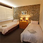 Bedroom in Creel Lodge, Waste Point in Kosciuszko National Park (Image: K Coomber/OEH) Bedroom in Creel Lodge, Waste Point in Kosciuszko National Park (Image: K Coomber/OEH)