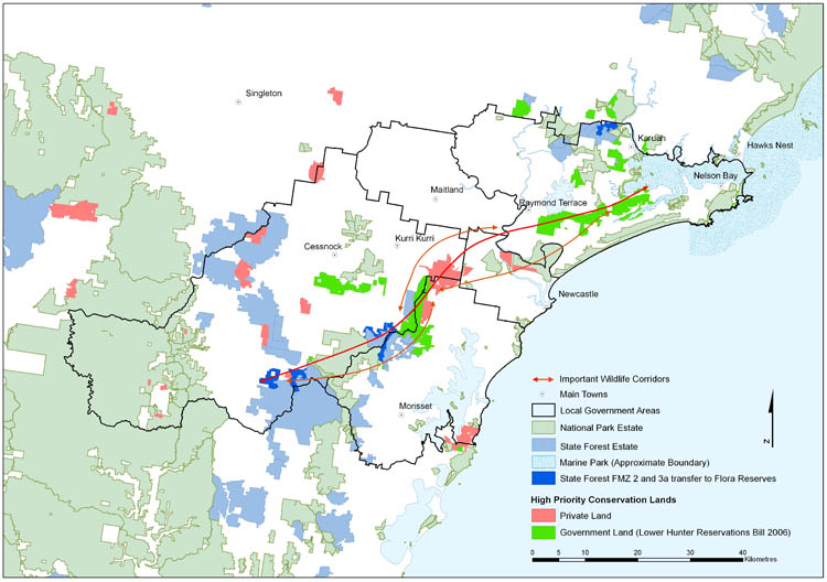 Hunter Region Map