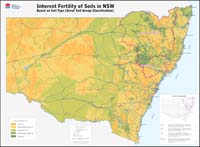 Inherent soil fertility map