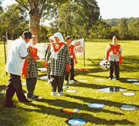 playing a game of Stormwater Drain