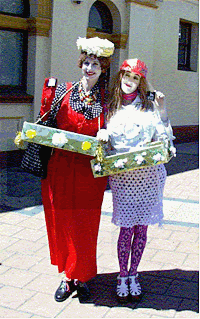 street theatre to educate people about stormwater pollution