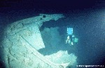 photo: Cumberland wreck - aft of midships © Mark Spencer 2004
