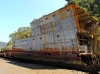 PHOTO: The remains of HMAS Parramatta on the banks of the Hawkesbury River. Photograph by Stirling Smith.