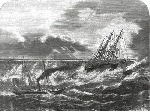 photo: The Douglas ashore at Elizabeth Reef. Courtesy: State Reference Library, State Library of New South Wales.