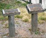 photo: Lady Darling plaques on the Narooma coastal walk. Photograph by David Nutley