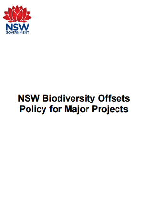 NSW Biodiversity Offsets Policy for Major Projects