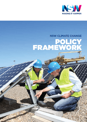 NSW Climate Change Policy Framework cover