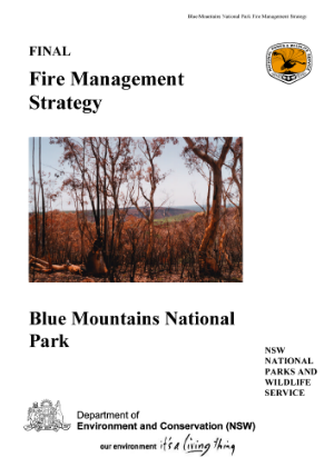 Blue Mountains National Park Fire Management Strategy