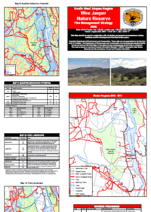Wee Jasper Nature Reserve Fire Management Strategy
