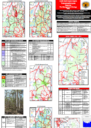 Yanununbeyan Nature Reserve, State Conservation Area and National Park Fire Management Strategy cover