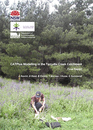 Cover image for CATPlus modelling in the Tarcutta Creek Catchment