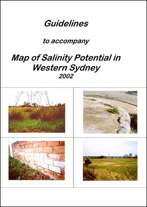 Cover for Guidelines to Accompany Map of Salinity Potential in Western Sydney