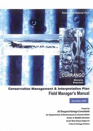 Currango Historic Precinct Conservation Management and Interpretation Plan cover