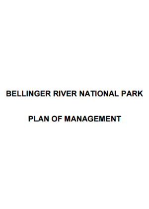 Bellinger River National Park Plan of Management cover