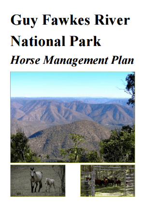 Guy Fawkes River National Park Horse Management Plan cover