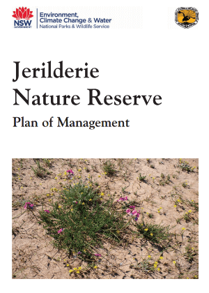 Jerilderie Nature Reserve Plan of Management