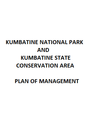 Kumbatine National Park and Kumbatine State Conservation Area Plan of Management cover