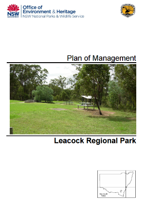Leacock Regional Park Plan of Management cover