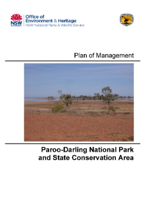 Paroo Darling National Park Plan of Management cover