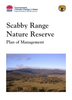 Scabby Range Nature Reserve Plan of Management cover
