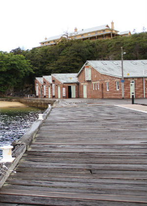 Wharf, Visitor Centre, Q Station North Head Sydney Harbour National 