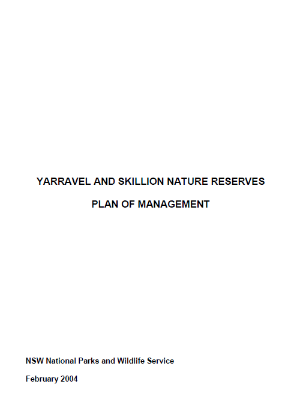 Yarravel and Skillion Nature Reserves Plan of Management cover
